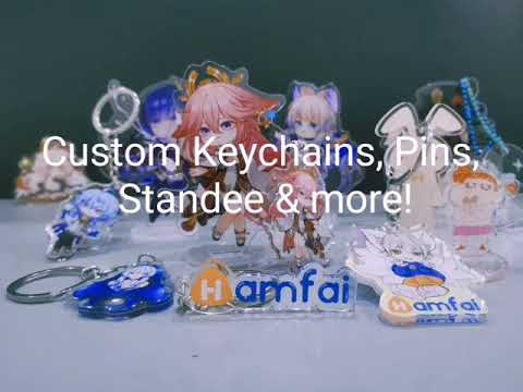 Hamfai- Create Custom Keychains, Pins, Standee & More!