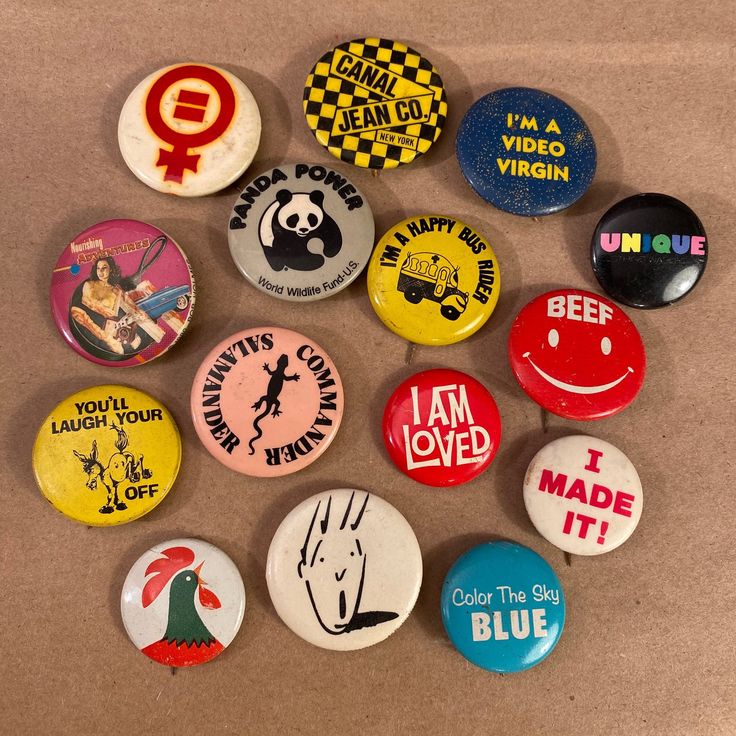 Custom Button Pins - Hamfai
