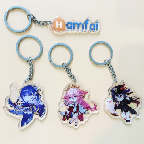 Transparent Keychain Custom